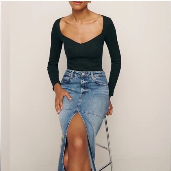 NWT DISSH Janie Sweetheart Top Medium - Picture 1 of 7